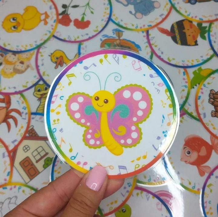 Fichas Musicais para caixa Musical