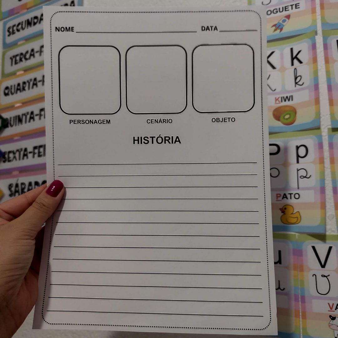 Criação de história