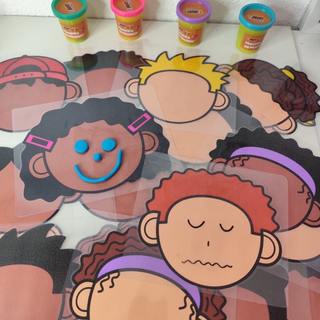 Rostinhos para Massinha