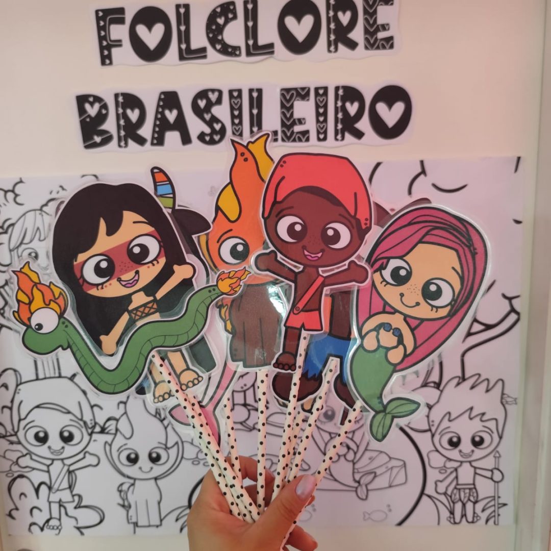 Painel e Palitoches Folclore