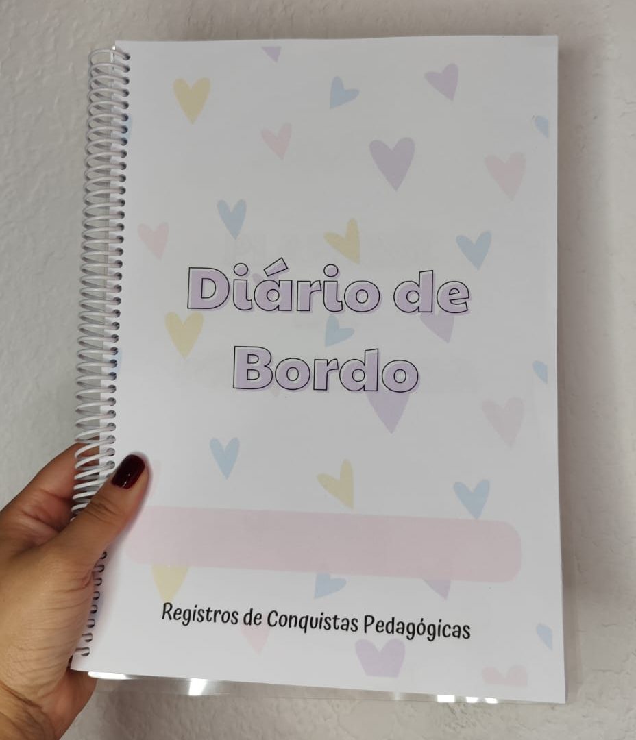 Planner/Diário de bordo Corações