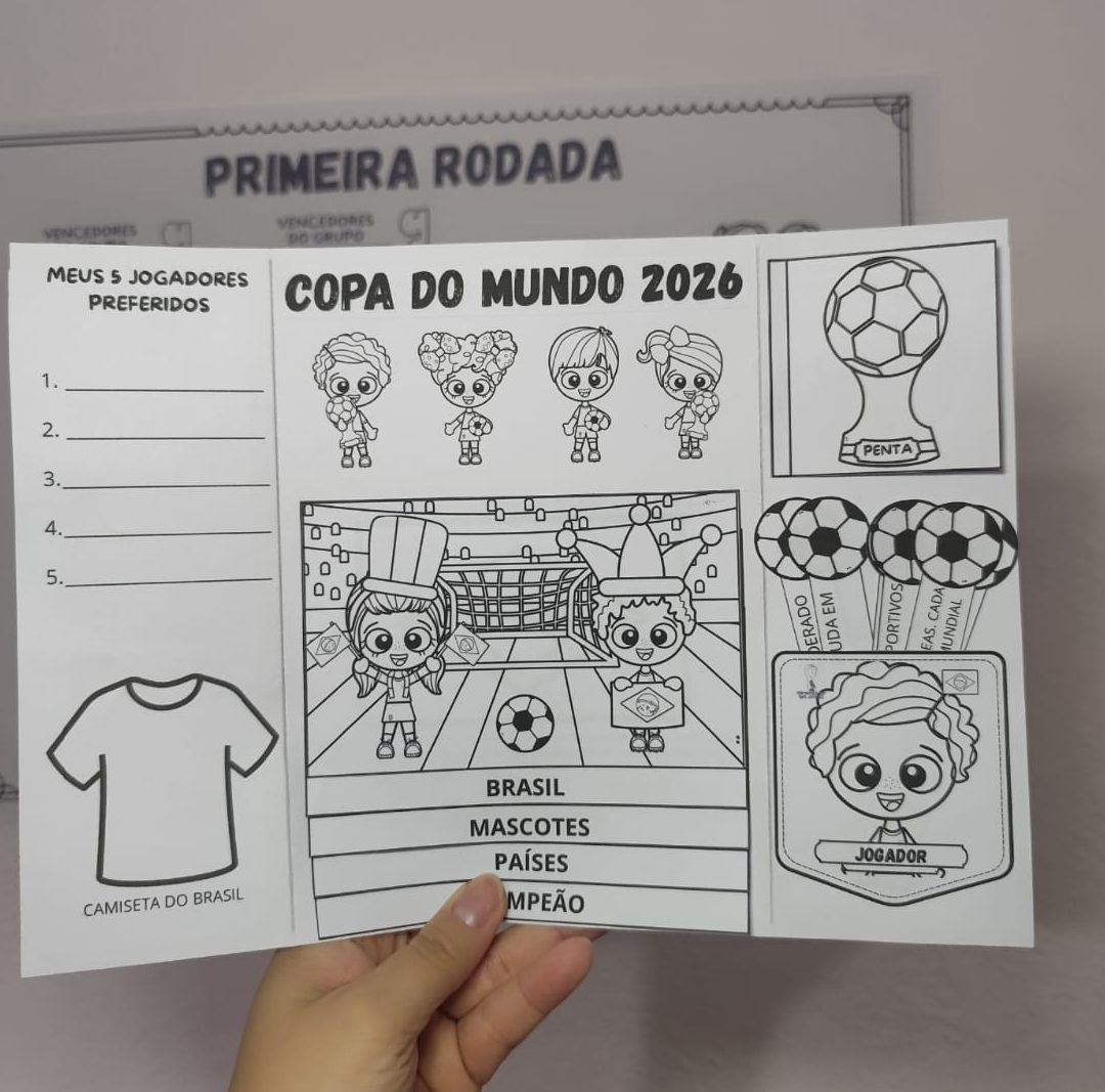 Lapbook + Atividades Copa do Mundo 2026